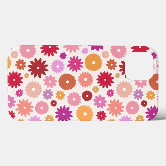 Colorful Blooms Pattern Case-Mate iPhoneケース (裏面 (横))
