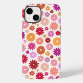 Colorful Blooms Pattern Case-Mate iPhoneケース (裏面)
