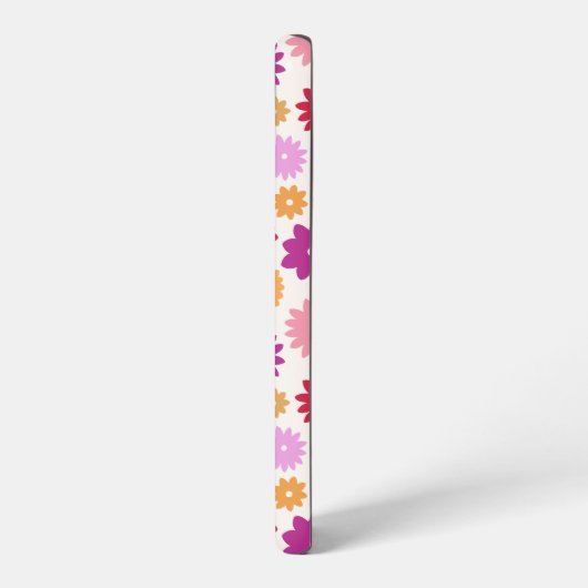 Colorful Blooms Pattern Samsung Galaxyケース (左側面)