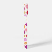 Colorful Blooms Repeat Pattern iPhoneケース (右側面)