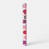 Colorful Blooms Repeat Pattern iPhoneケース (左側面)