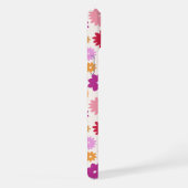 Colorful Blooms Repeat Pattern iPhoneケース (右側面)
