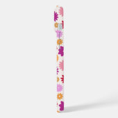 Colorful Blooms Repeat Pattern iPhoneケース (左側面)