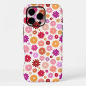 Colorful Blooms Repeat Pattern iPhoneケース (裏面)