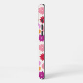Colorful Blooms Repeat Pattern iPhoneケース (左側面)