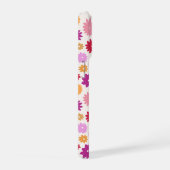 Colorful Blooms Repeat Pattern iPhoneケース (右側面)