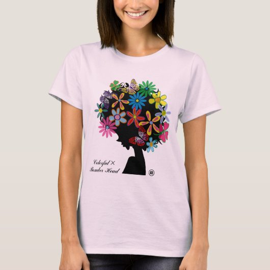 Colorful×BOMBERヘッド Tシャツ (正面)