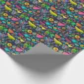 Colorful botanical pattern ラッピングペーパー (角)