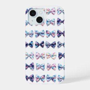 Colorful Bow Tie Pattern Phone Case iPhone 15ケース