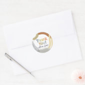 Colorful Boy Birthday Thank You Favor Sticker ラウンドシール (封筒)