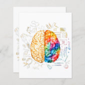 Colorful Brain - Science And Art - Neuroscience Ne (正面/裏面)