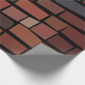 Colorful Brick Wall ラッピングペーパー (角)