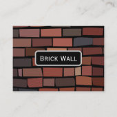 Colorful Brick Wall 名刺 (正面)