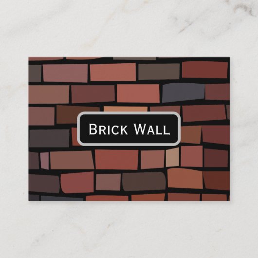 Colorful Brick Wall 名刺 (正面)