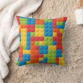 colorful bricks kids pattern クッション (ブランケット)