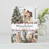 Colorful Bright Christmas Lights Photo シーズンカード (スタンド正面)