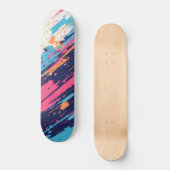 Colorful Bright Designer Skateboard スケートボード (正面)