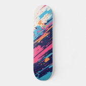 Colorful Bright Designer Skateboard スケートボード (正面)