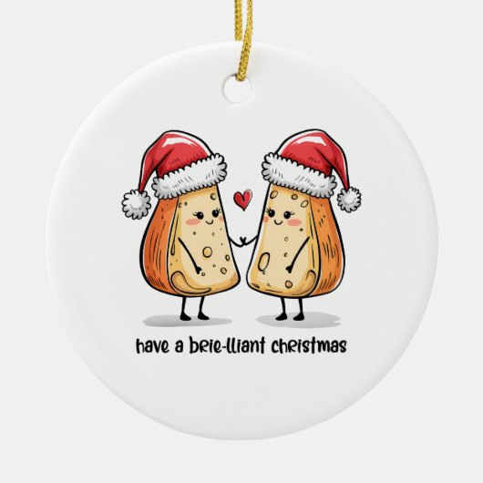 Colorful Brilliant Christmas セラミックオーナメント (正面)