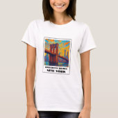 Colorful Brooklyn Bridge NYC travel  Tシャツ (正面)