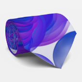 Colorful Bubble Abstract Painting ネクタイ (ロール)