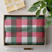 Colorful Buffalo Plaid Christmas 薄葉紙 (ギフト)