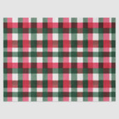 Colorful Buffalo Plaid Christmas 薄葉紙 (正面)
