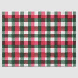 Colorful Buffalo Plaid Christmas 薄葉紙