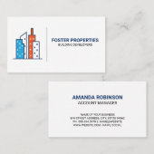 Colorful Buildings | Real Estate 名刺 (正面/裏面)