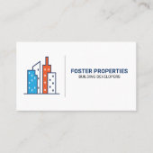 Colorful Buildings | Real Estate 名刺 (正面)