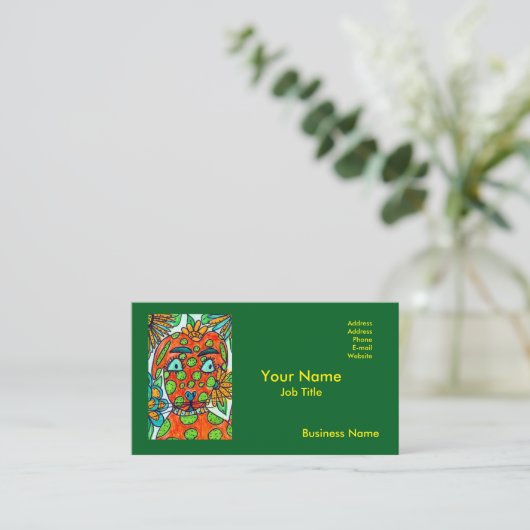 Colorful Business Card 名刺 (スタンド正面)