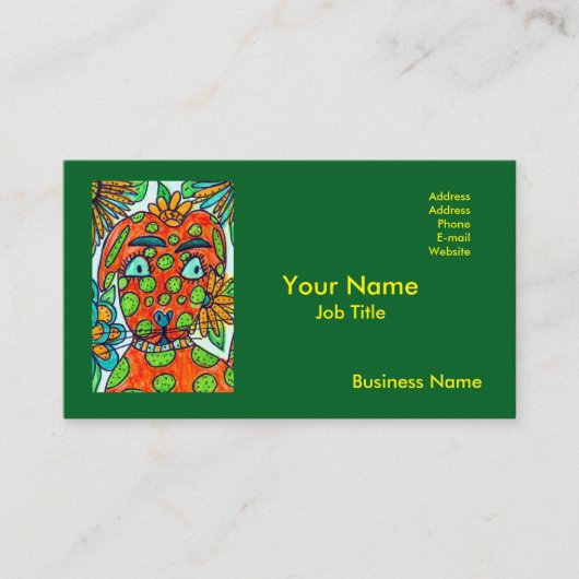 Colorful Business Card 名刺 (正面)