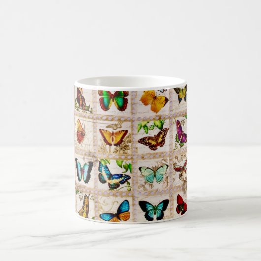Colorful Butterfly Collection  Mug コーヒーマグカップ (中央)