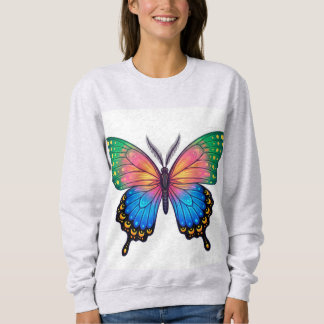  "Colorful Butterfly Hoodie – Unique, Stylish & Co スウェットシャツ