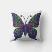Colorful Butterfly Pillow クッション (裏面)