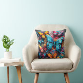 Colorful Butterfly Pillow クッション (椅子)