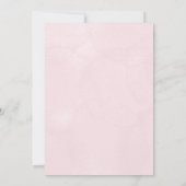 Colorful butterfly-themed birthday invitation 招待状 (裏面)