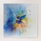 Colorful Butterfly Watercolor Jigsaw Puzzle ジグソーパズル (横)