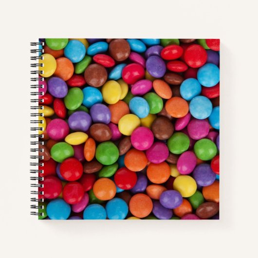 Colorful Button Candy ノートブック (正面)