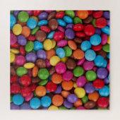 Colorful Buttons Of Sweet Chocolate Candy ジグソーパズル (横)