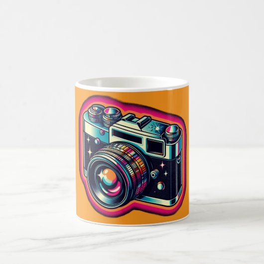 Colorful Camera Mug. コーヒーマグカップ (中央)
