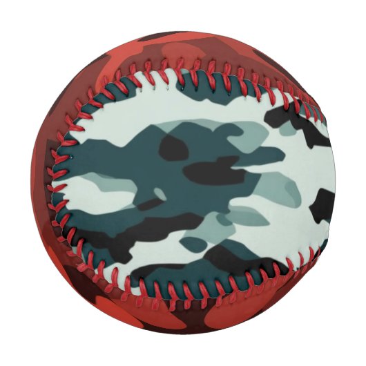 Colorful Camo 野球ボール (正面左)