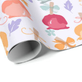Colorful Candy Apples Wrapping Paper ラッピングペーパー (ロールコーナー)