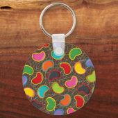 Colorful Candy Retro Jellybean Pop Keychain キーホルダー (正面)