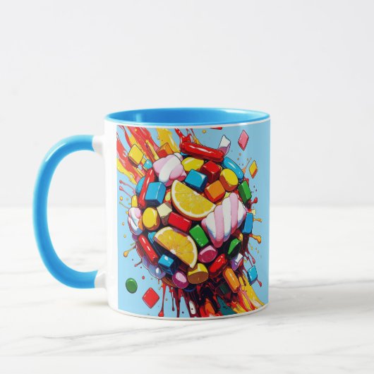 Colorful Candy Sphere Mug | Sweet & Fun Coffee Cup マグカップ (左)
