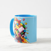 Colorful Candy Sphere Mug | Sweet & Fun Coffee Cup マグカップ (正面左)