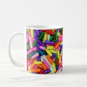 Colorful Candy Sprinkles コーヒーマグカップ (左)