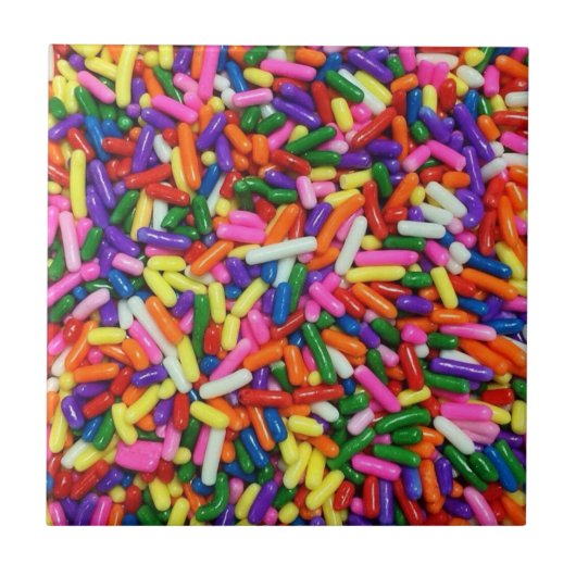 Colorful Candy Sprinkles タイル (正面)