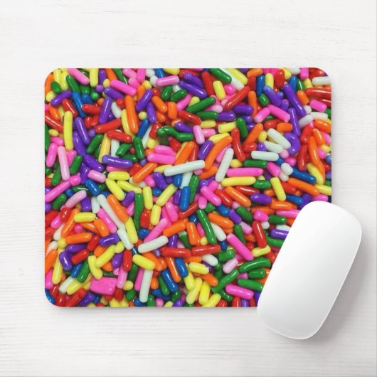 Colorful Candy Sprinkles マウスパッド (マウス)