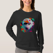 Colorful Capuchin Monkey Tシャツ (正面)